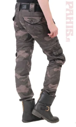 Surplus Trekking Premium - Naisten reisitaskuhousut, black camo