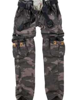 Surplus Trekking Premium - Naisten reisitaskuhousut, black camo