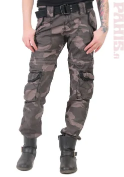 Surplus Trekking Premium - Naisten reisitaskuhousut, black camo