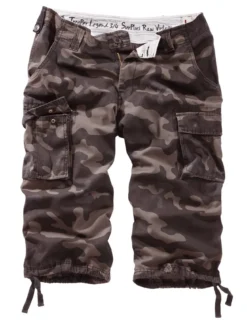Surplus Trooper 3/4 - Shortsit, Black Camo