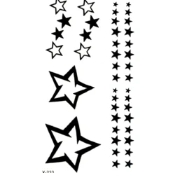 Tähdet - Pieni siirtotatuointi