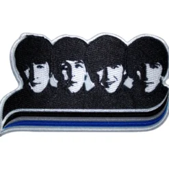 The Beatles: Heads & Stripes -Kangasmerkki