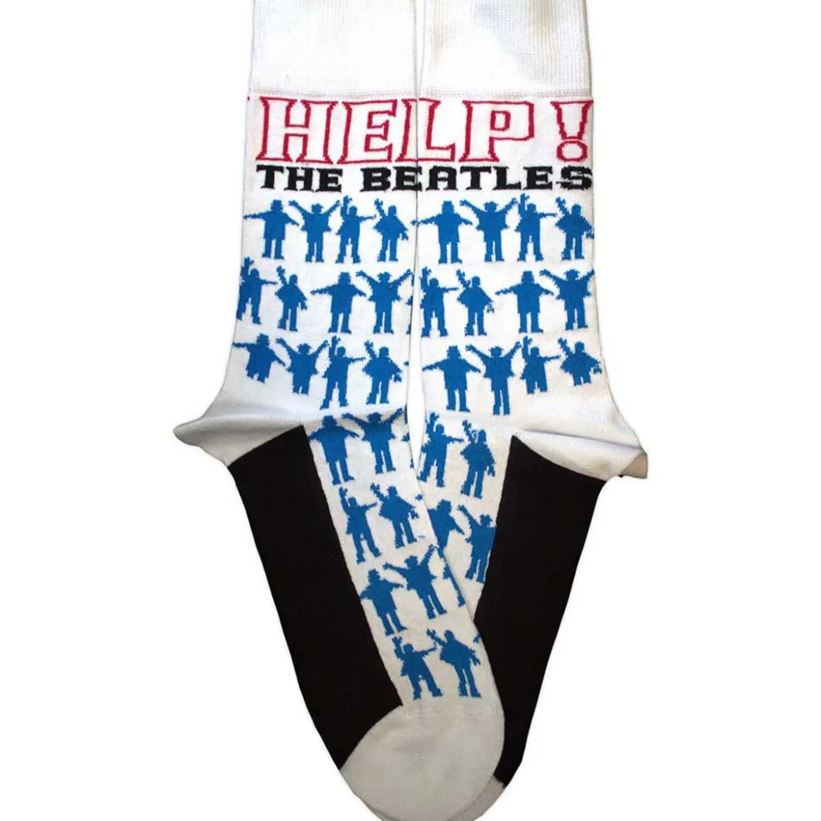 The Beatles: Help Silhouettes Repeat - Nilkkasukat