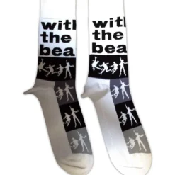 The Beatles: With The Beatles Silhouette Stripes - Nilkkasukat