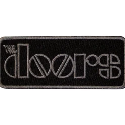 The Doors: Bordered logo - Kangasmerkki