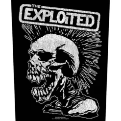 The Exploited Vintage Skull - Selkämerkki