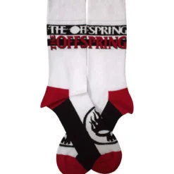 The Offspring: Flaming skull logo - Nilkkasukat