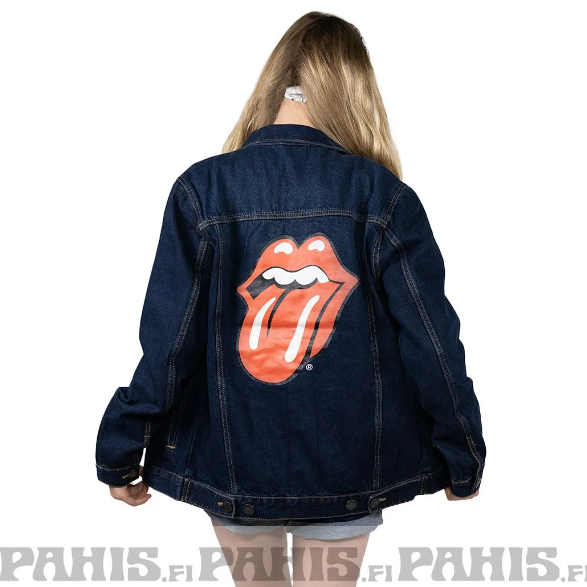 The Rolling Stones Classic Tongue - Unisex Farkkutakki