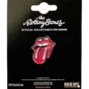 The Rolling Stones Classic Tongue Silver Outline - Pinssi