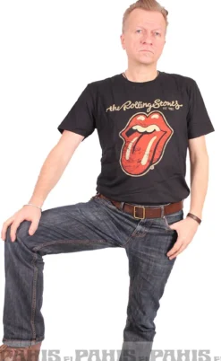 The Rolling Stones Plastered Tongue - T-paita