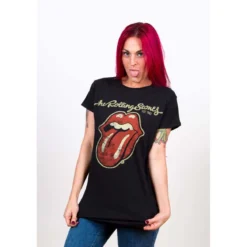 The Rolling Stones plastered tongue - Naisten T-paita