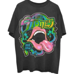 The Rolling Stones: Some Girls Neon Tongue - T-paita