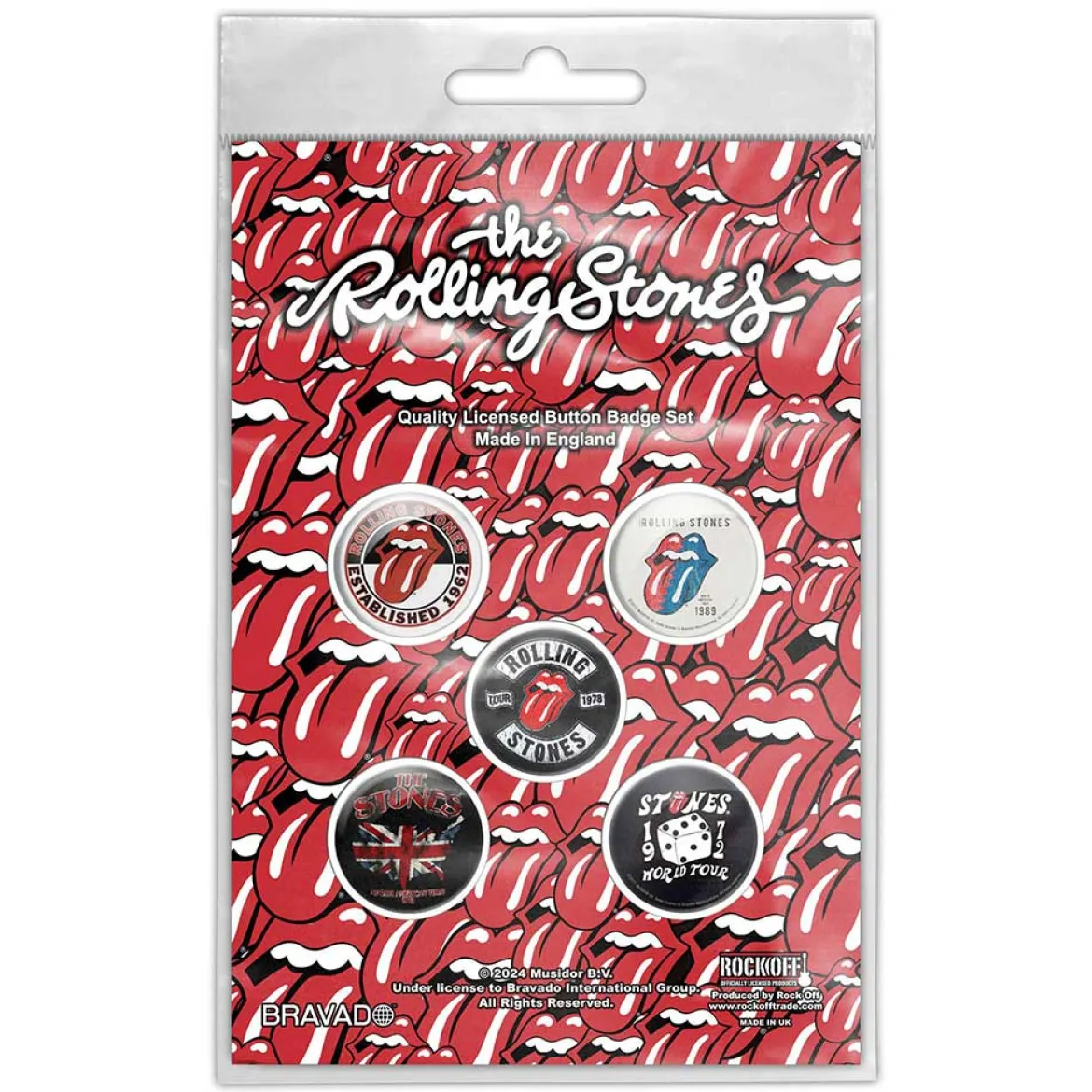 The Rolling Stones Tour Collection - Pinssisetti