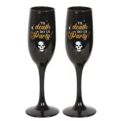 Til Death Do Us Party - Kuohuviinilasit 2kpl