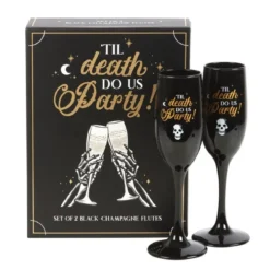 Til Death Do Us Party - Kuohuviinilasit 2kpl