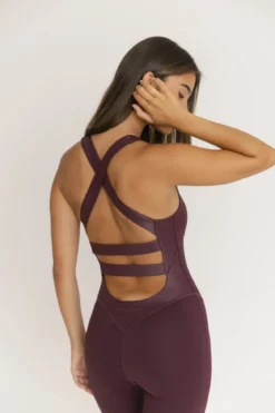 Topíssima Nicole Jumpsuit - haalari, Burgundy Purple