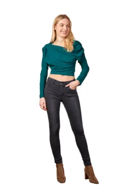 Toxik3 Gray Jeans- Naisten farkut, harmaat