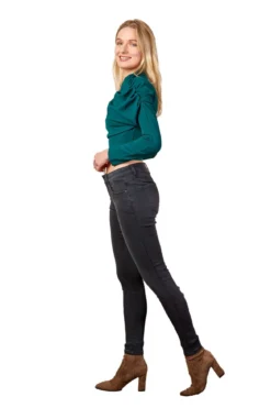 Toxik3 Gray Jeans- Naisten farkut, harmaat