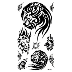 Tribaali leijona - siirtotatuointi