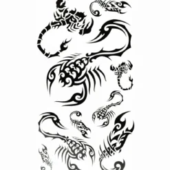 Tribal Scorpions - siirtotatuointi