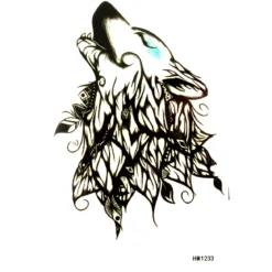 Tribal Wolf - siirtotatuointi