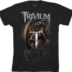 Trivium: Perched Dragon - T-paita