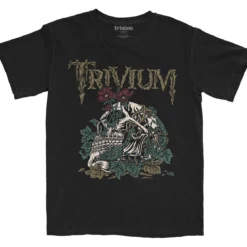 Trivium Skelly Flower - T-paita