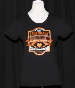 Turbomummo Lady Fit T-paita / T-paita, oranssi