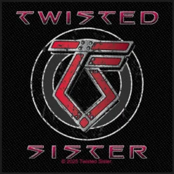 Twisted Sister: TS Logo - Kangasmerkki