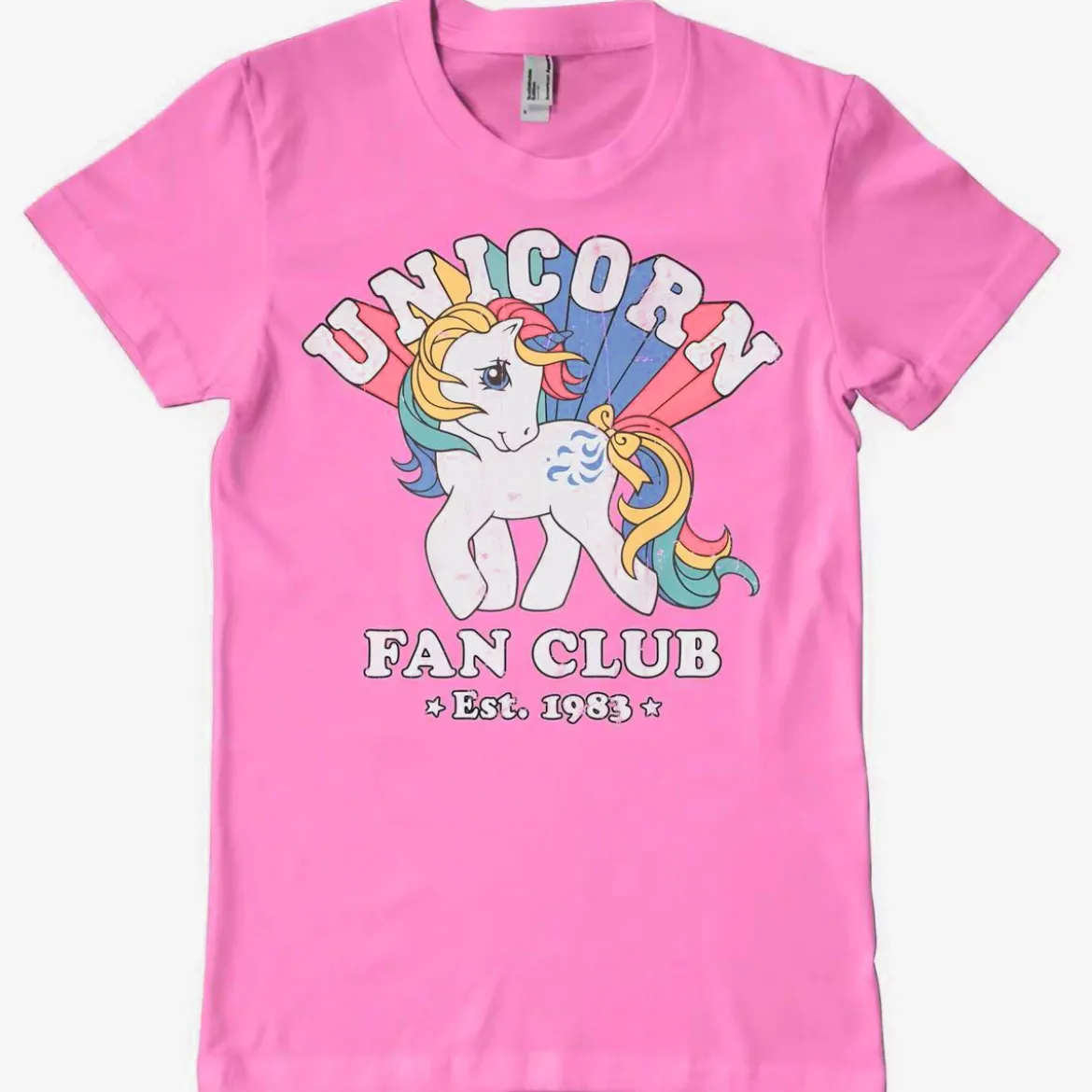 Unicorn Fan Club - T-paita, vaaleanpunainen
