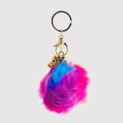 Unicorn Pom Pom - Avaimenperä, useita värivaihtoehtoja