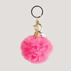 Unicorn Pom Pom - Avaimenperä, useita värivaihtoehtoja