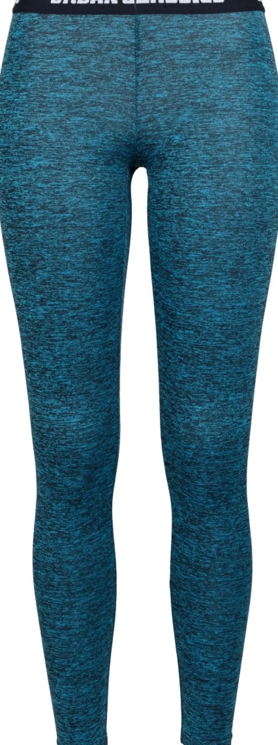 Urban Classics Active Melange logo - Legginsit, turquoise