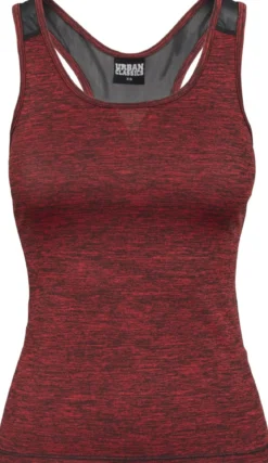 Urban Classics Active Melange - Toppi, red