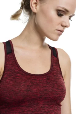 Urban Classics Active Melange - Toppi, red