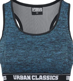 Urban Classics Active Melange logo - Urheiluliivit, turquoise
