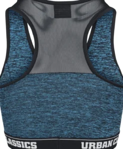Urban Classics Active Melange logo - Urheiluliivit, turquoise