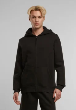 Urban Classics Basic Essential - Vetoketjuhuppari, musta