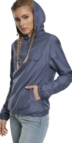 Urban Classics Basic Pullover - Tuulitakki, Vintageblue