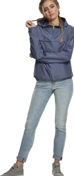 Urban Classics Basic Pullover - Tuulitakki, Vintageblue