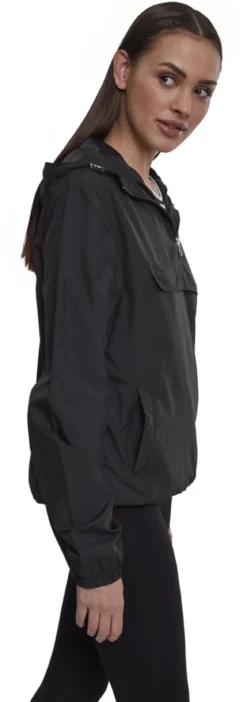 Urban Classics Basic PullOver - Tuulitakki, Black