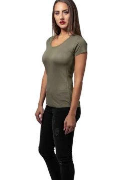 Urban Classics Basic Viscose - T-paita, oliivi