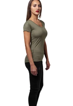 Urban Classics Basic Viscose - T-paita, oliivi