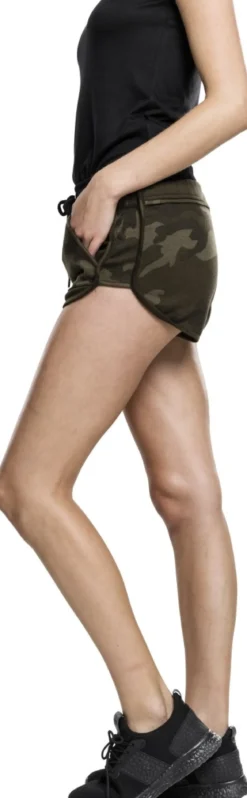Urban Classics Camo - Hotpantsit, olive camo