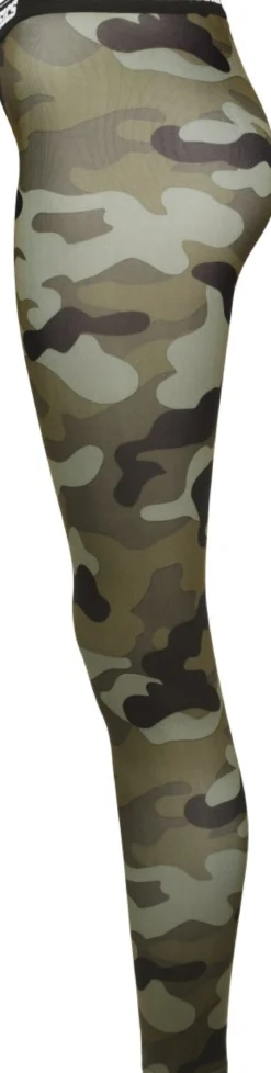 Urban Classics Camo logo - Legginsit, wood camo