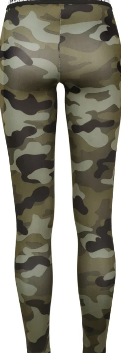Urban Classics Camo logo - Legginsit, wood camo