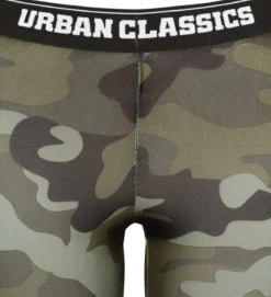 Urban Classics Camo logo - Legginsit, wood camo