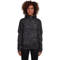 Urban Classics Camo Pull Over - välikausitakki, darkcamo