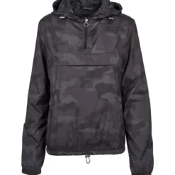 Urban Classics Camo Pull Over - välikausitakki, darkcamo