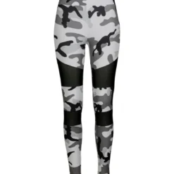 Urban Classics Camo Tech Mesh - Leggingsit, snow camo